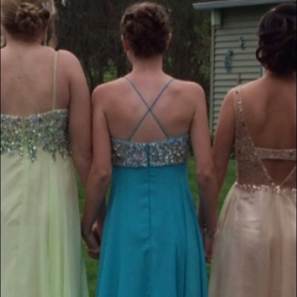 BLUE PROM DRESS!!! - Picture 2 of 2
